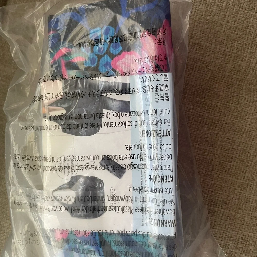 🌸 NWT Lug Eco Shopper 2pc Tote Bags in Resort Black 🌸 - Picture 3 of 7